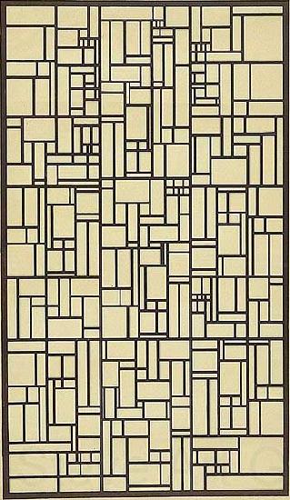 Theo van Doesburg Design for Stained-Glass Composition V. Spain oil painting art